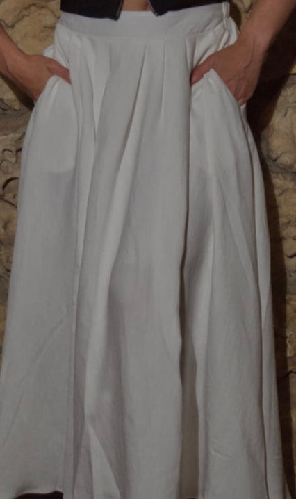FALDA CLEO BLANCA