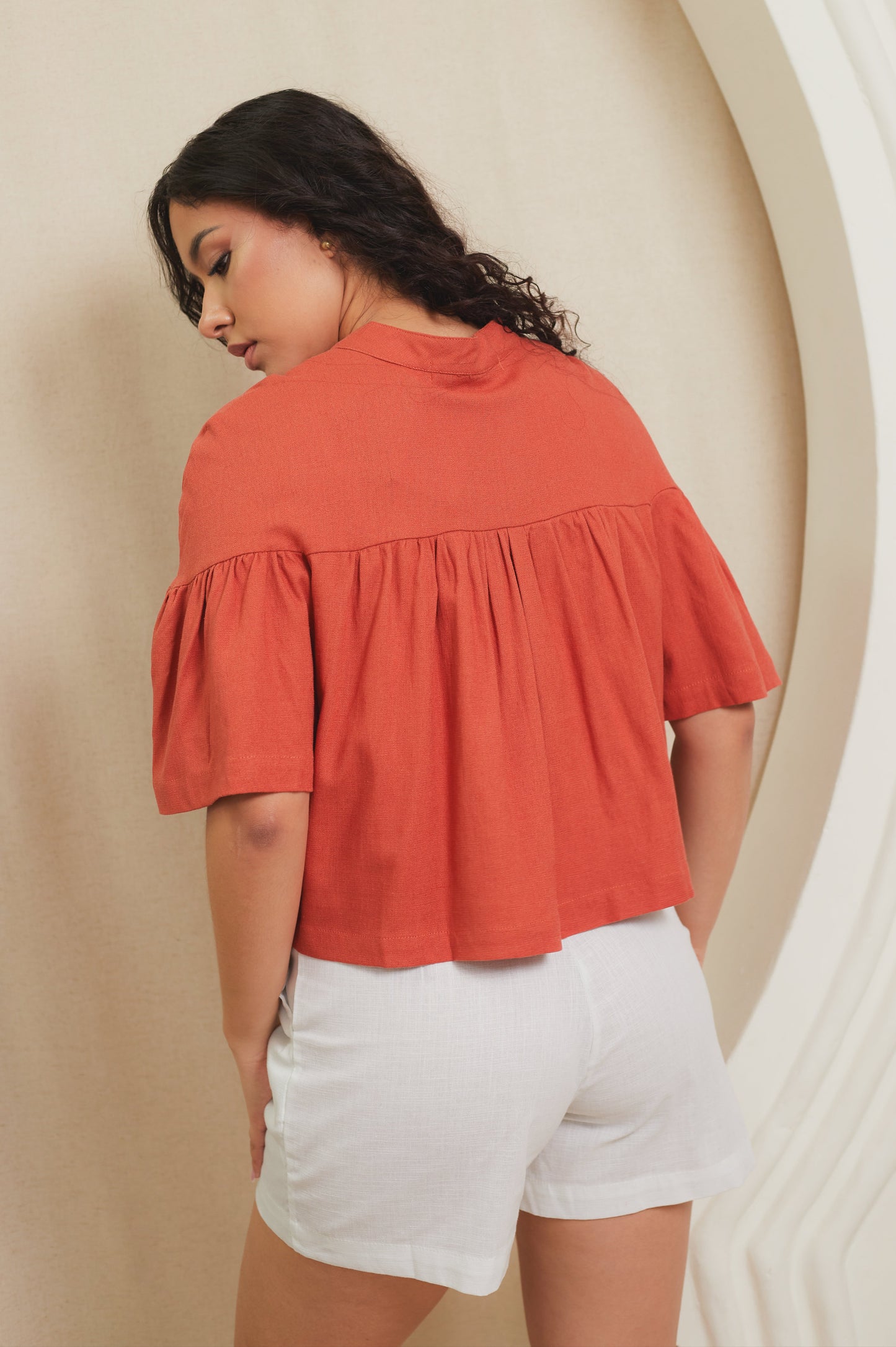 BLUSA MILA TERRACOTA