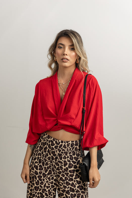 BLUSA GABY ROJA MAY