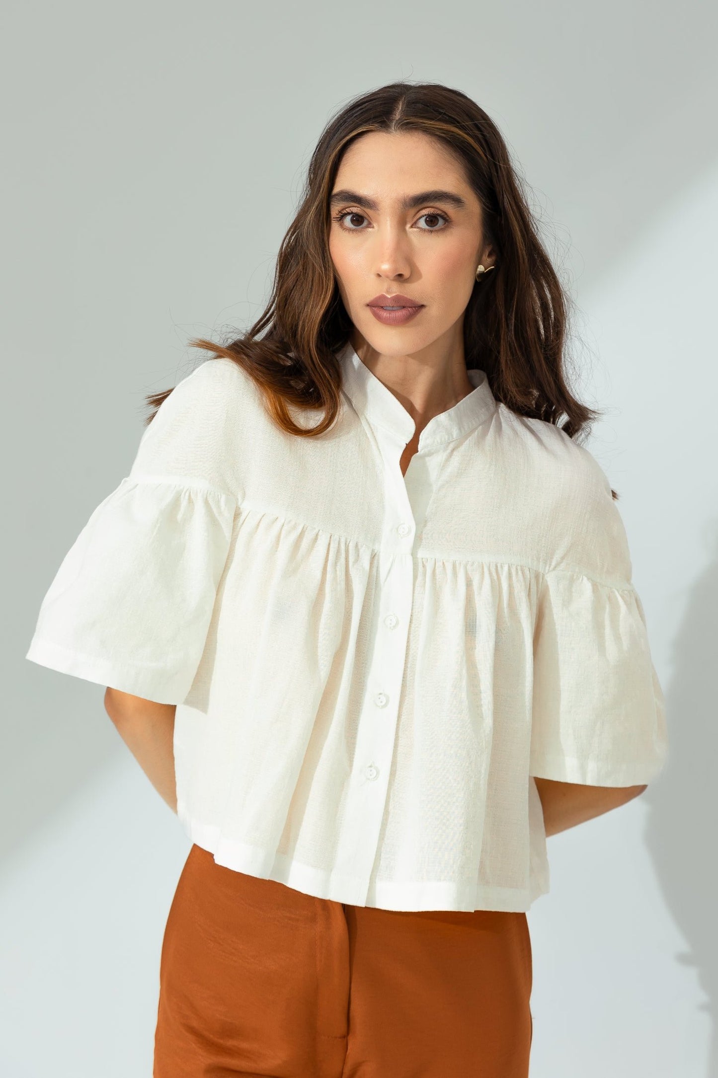 BLUSA MILA CRUDO