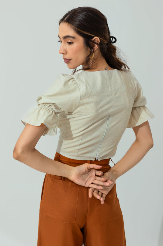 BLUSA AURA CRUDO