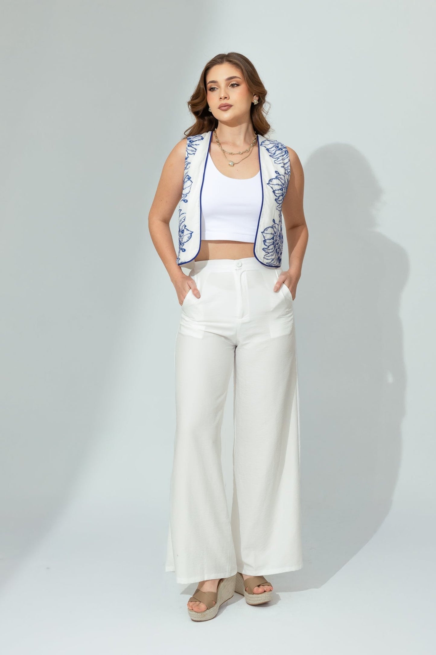 PANTALON LONDRES BLANCO