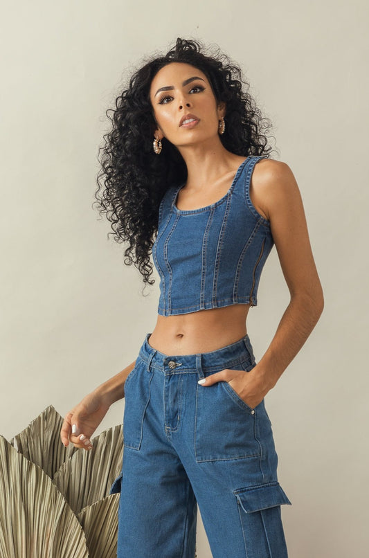 TOP DENIM TERRA