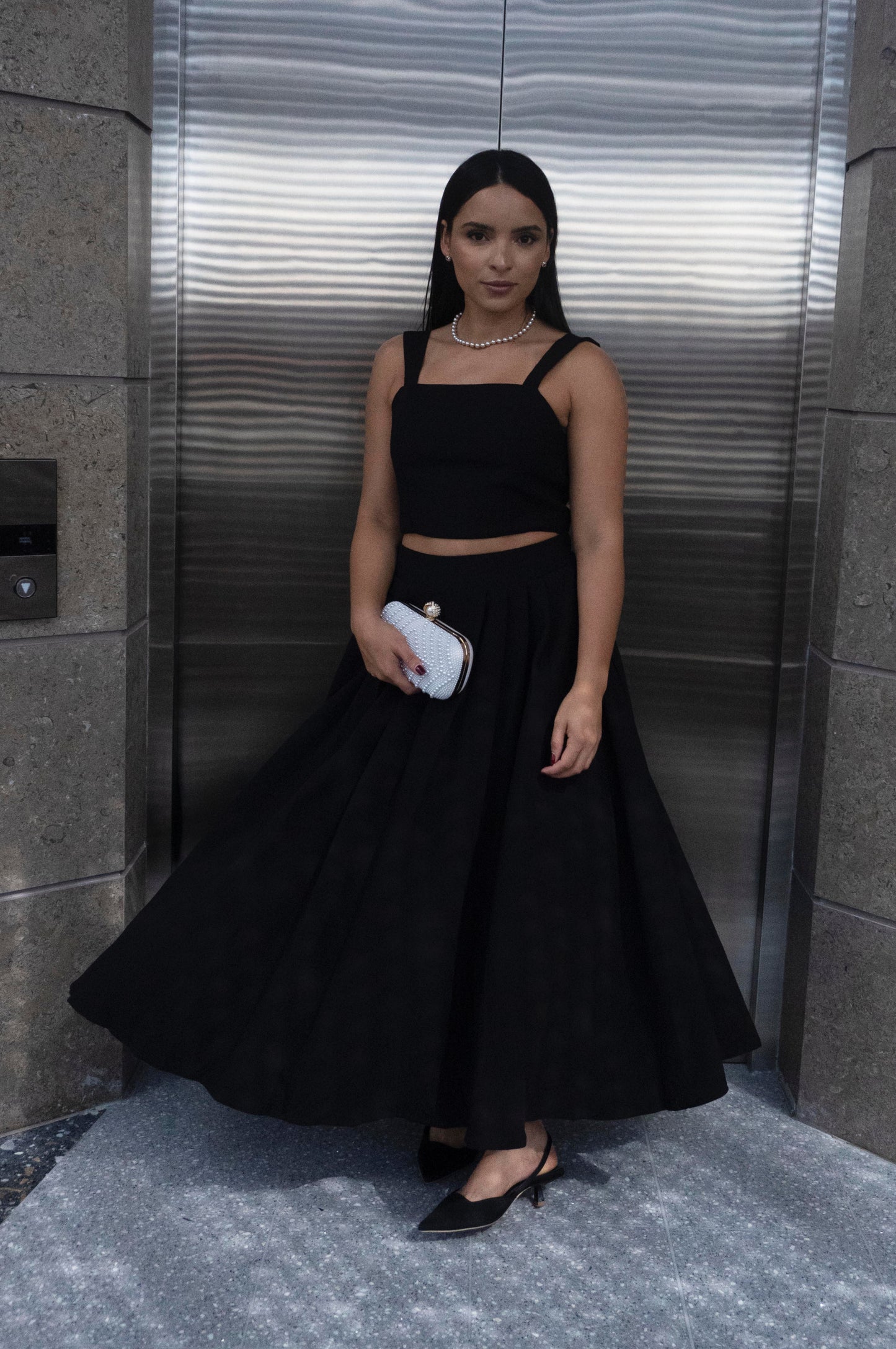 TOP VALERIA NEGRO