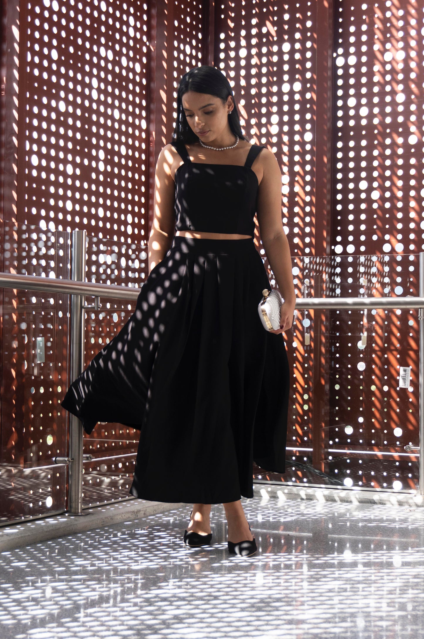 FALDA CLEO NEGRA