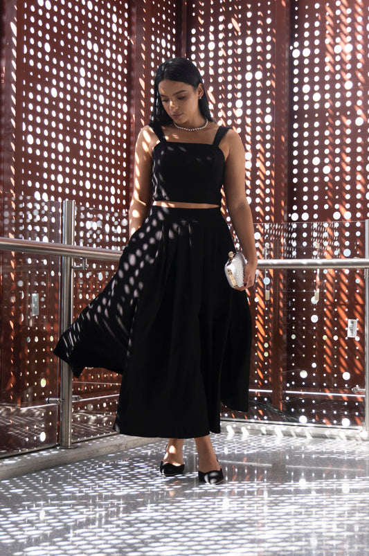 FALDA CLEO NEGRA