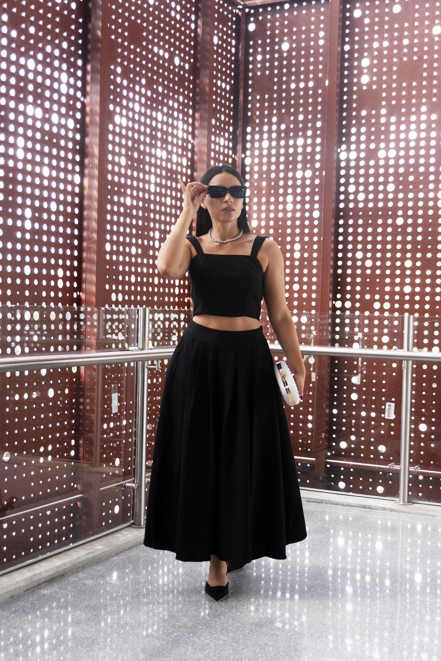 FALDA CLEO NEGRA