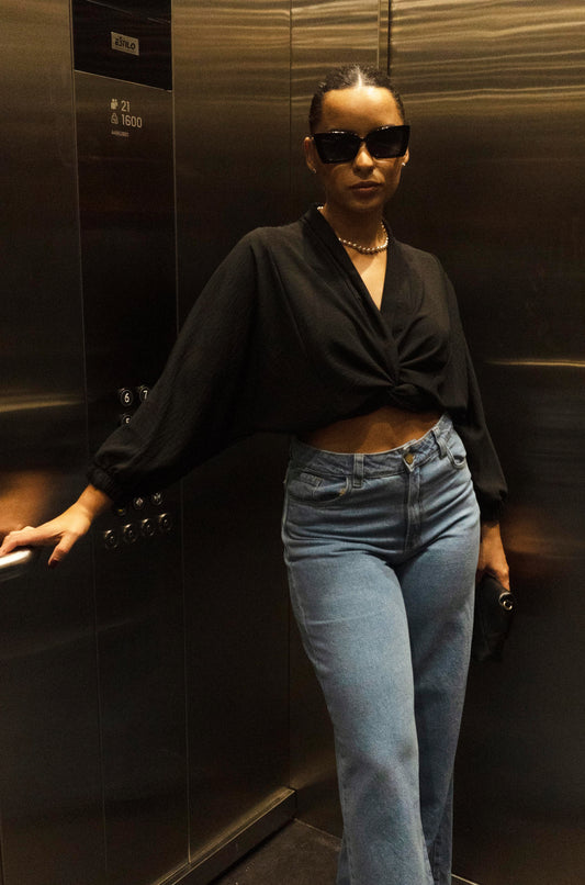 BLUSA GABY NEGRA