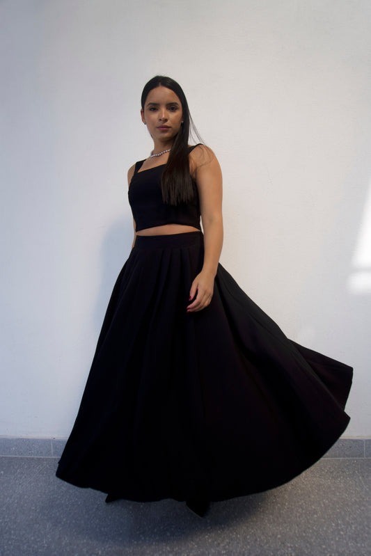 FALDA CLEO NEGRA