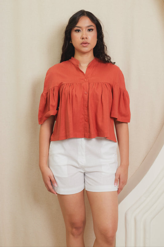 BLUSA MILA TERRACOTA