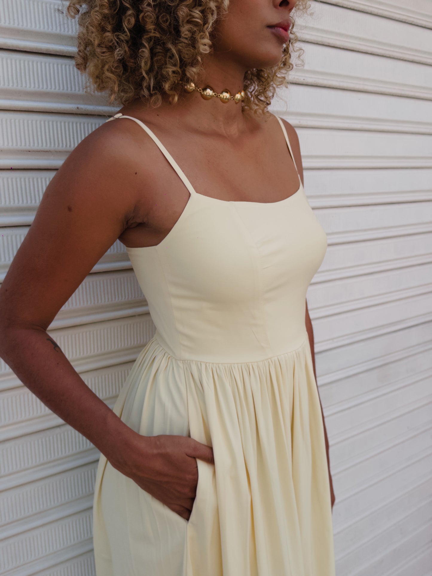 VESTIDO ANTONIETA AMARILLO