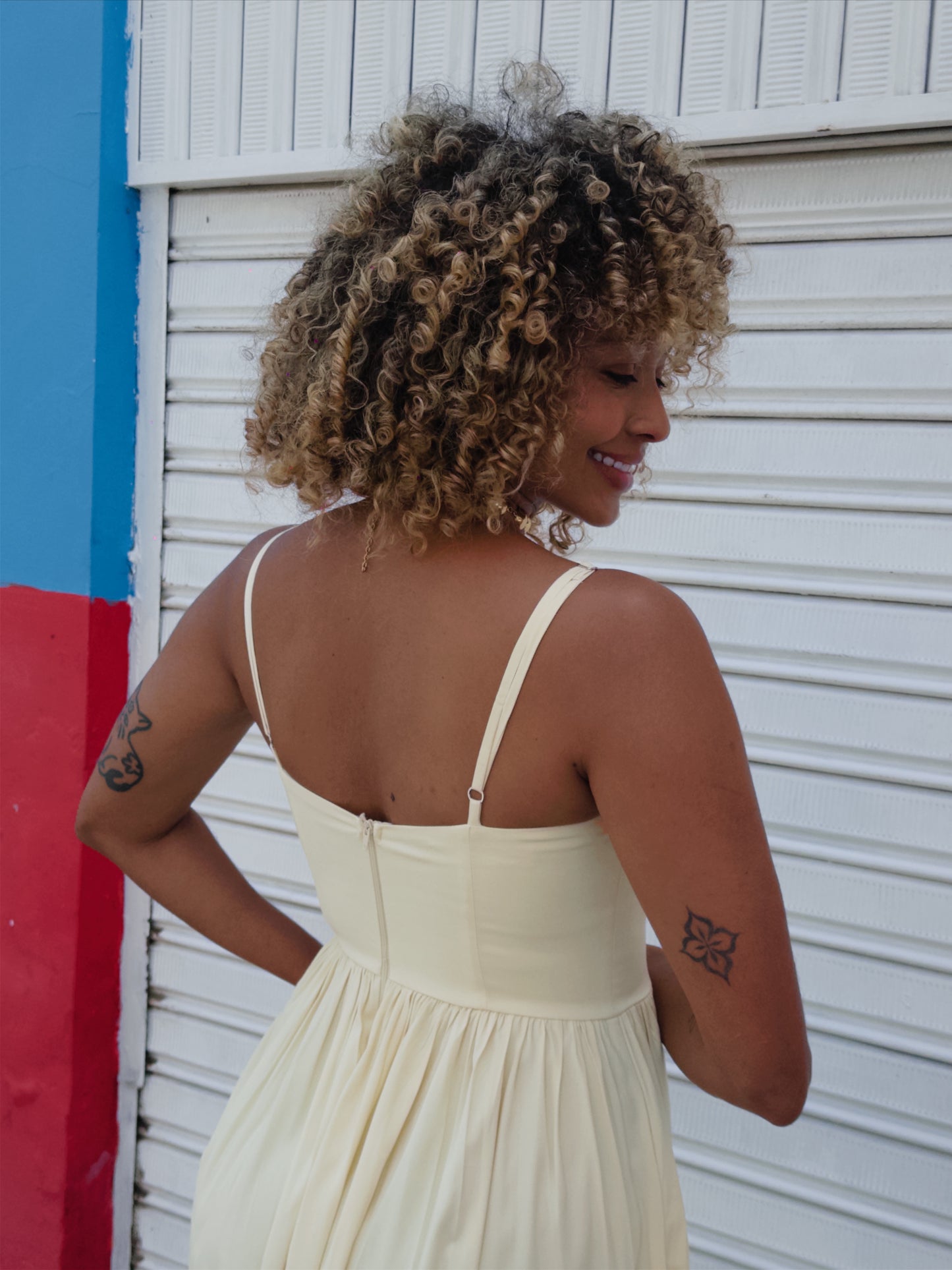 VESTIDO ANTONIETA AMARILLO