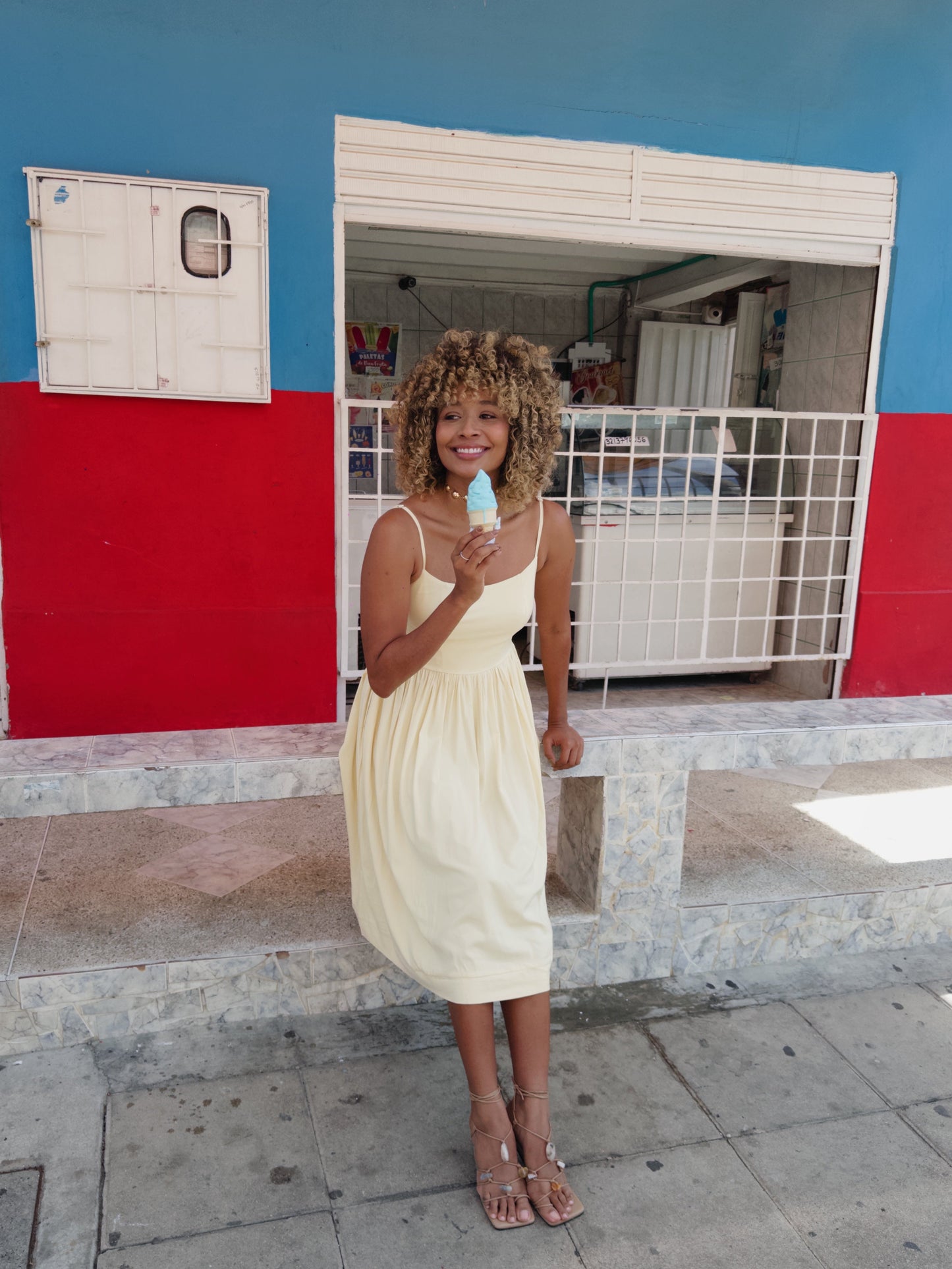 VESTIDO ANTONIETA AMARILLO