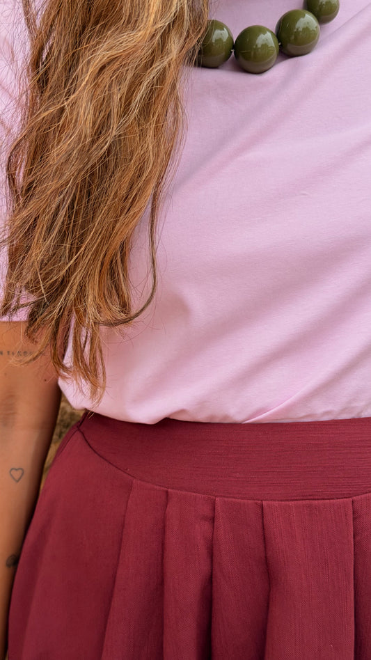 CAMISETA ROSA