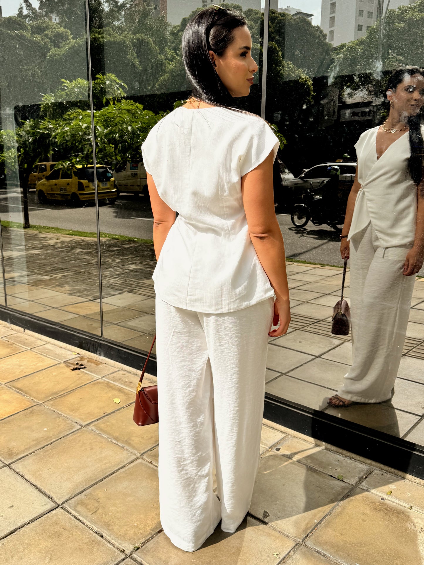 PANTALON MILANO BLANCO