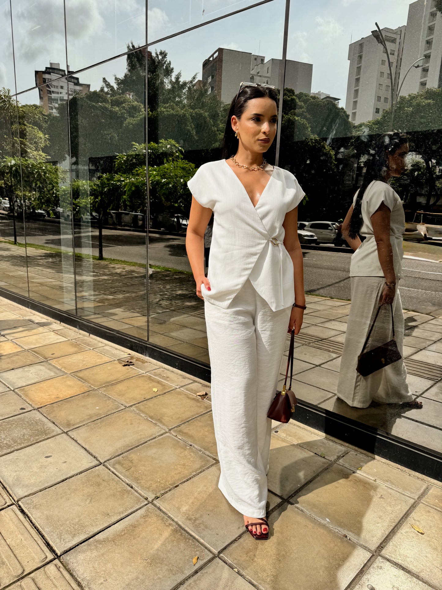 PANTALON MILANO BLANCO