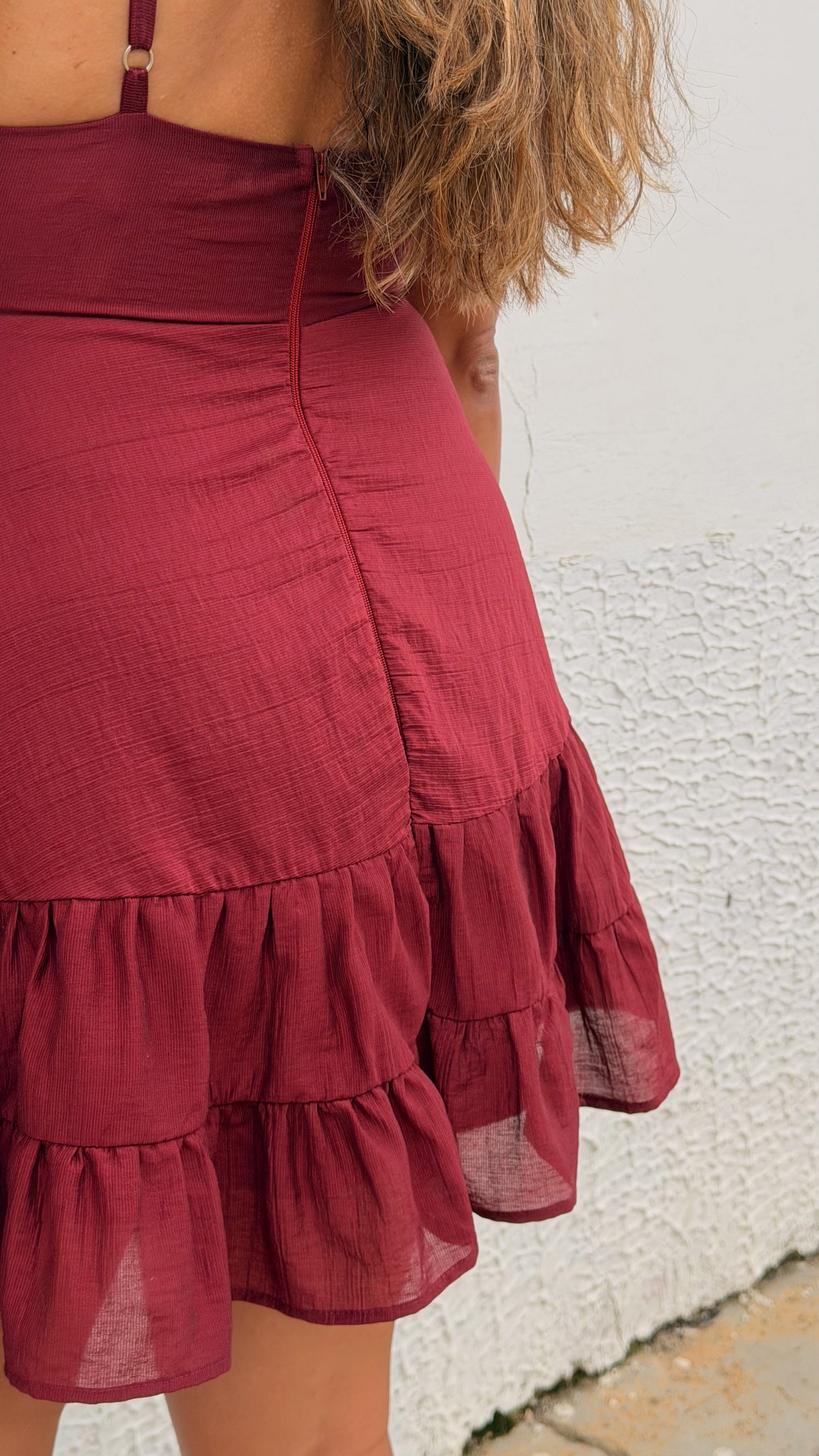 VESTIDO MARFIL VINOTINTO