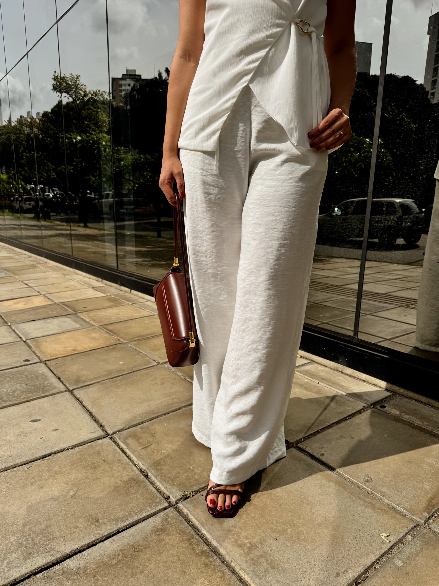 PANTALON MILANO BLANCO