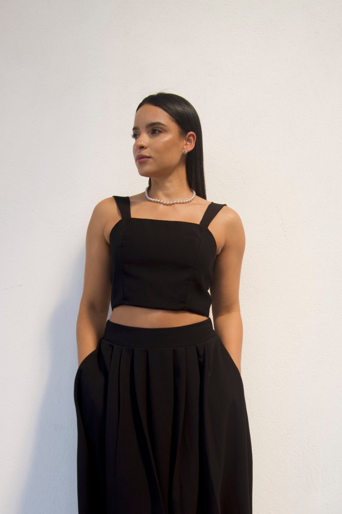 TOP VALERIA NEGRO