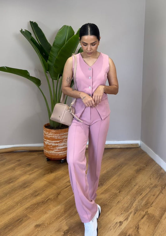 PANTALON SELENA ROSADO