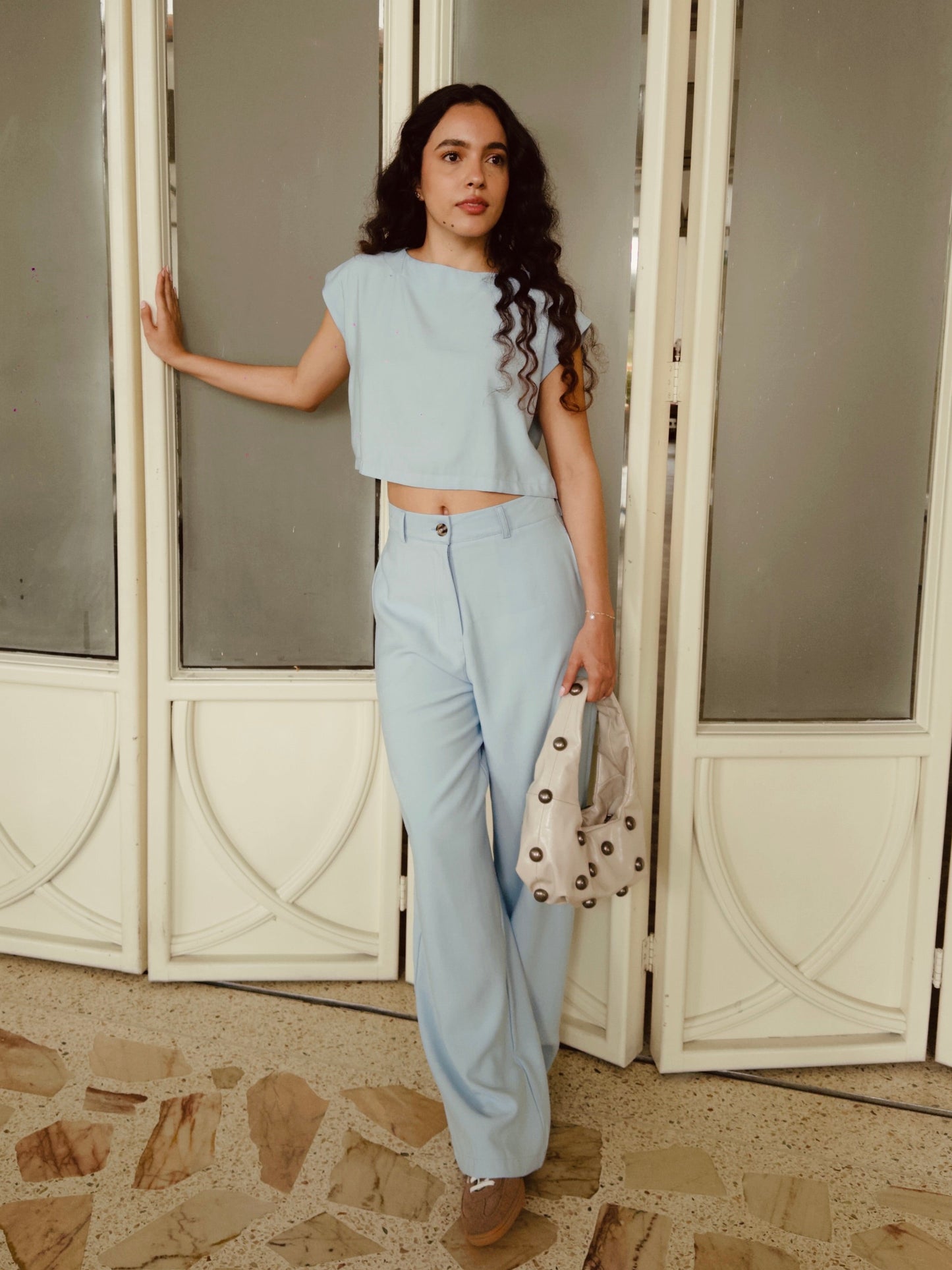 PANTALON CARTAGENA CELESTE