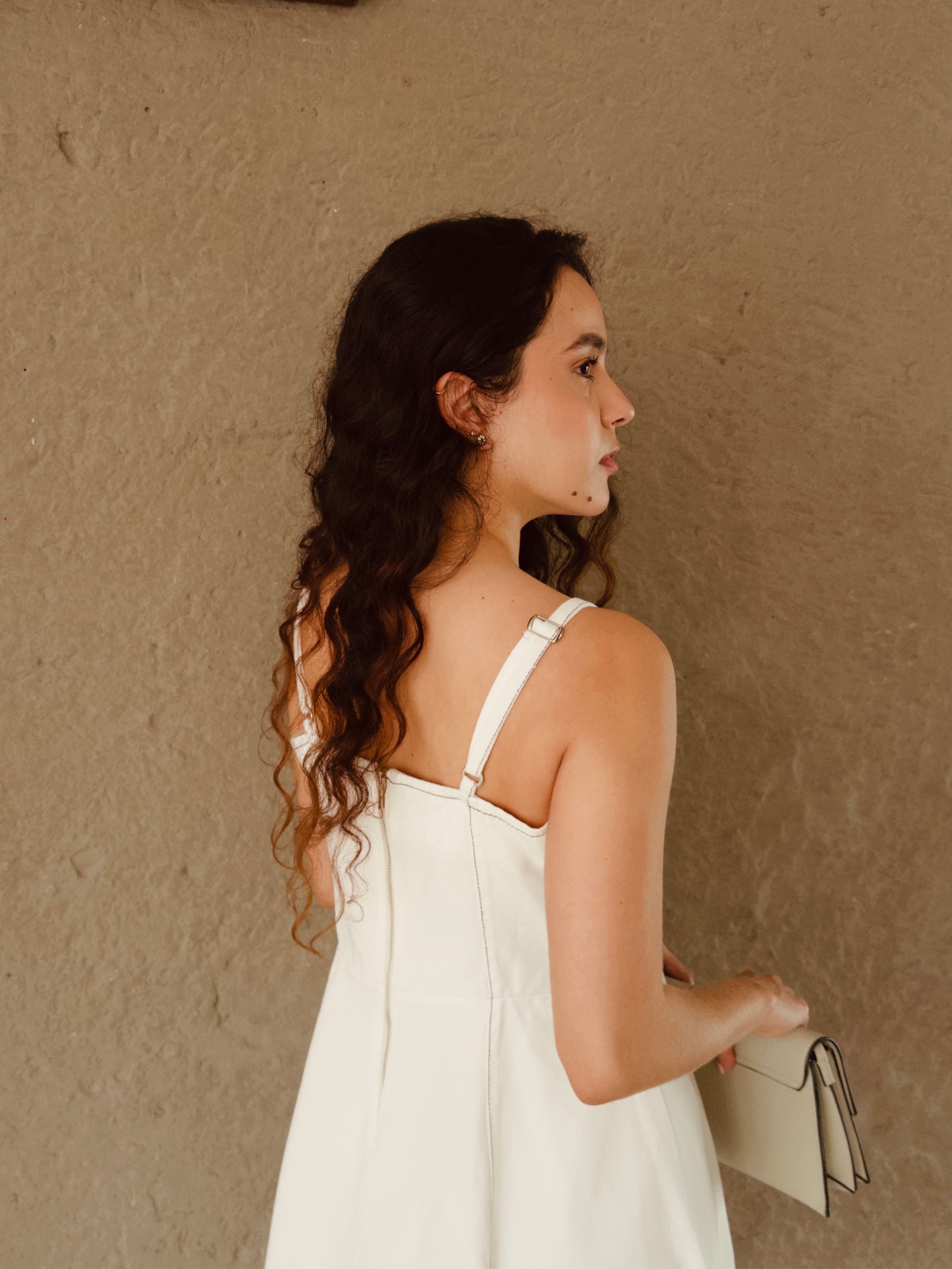 VESTIDO AURORA CRUDO