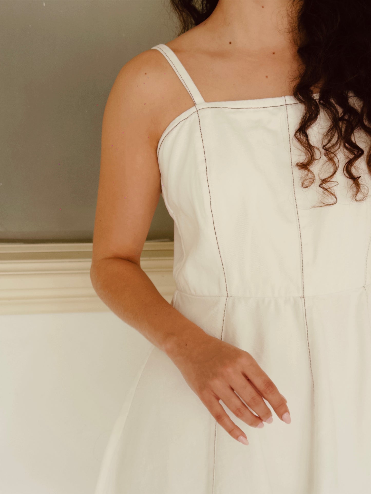 VESTIDO AURORA CRUDO