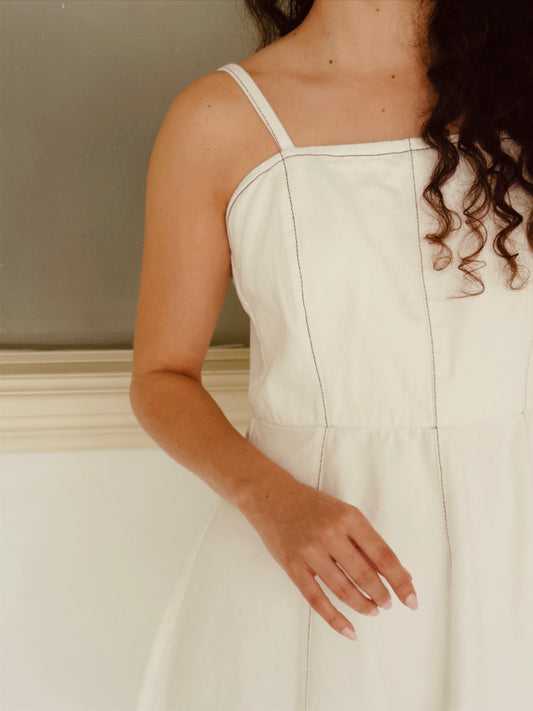 VESTIDO AURORA CRUDO