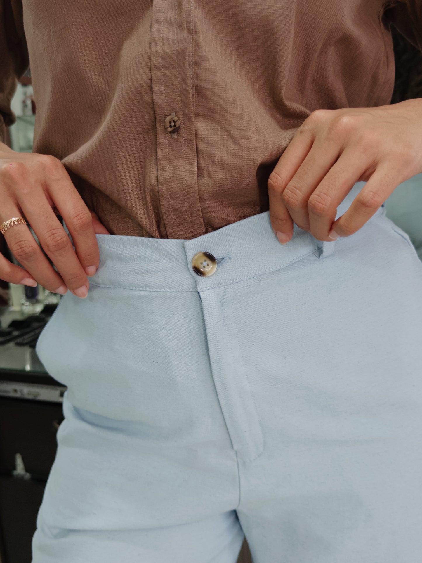 PANTALON CARTAGENA CELESTE