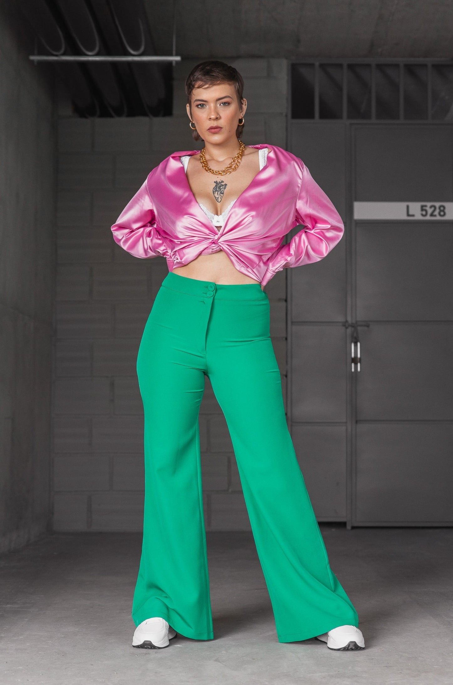 PANTALON BERLIN VERDE TSD